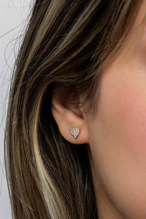Heliophilia Silver Pendientes de Plata de Ley 925 con Oro Rosa y Circón NRZ999471 Heliophilia Silver Pendientes de Plata de Ley 925 con Oro Rosa y Circón NRZ999471